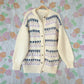90's Detailed Button Sweater