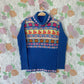 90's Printed Turtle Neck Sweater