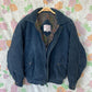 90's Dark Blue Corduroy Bomber