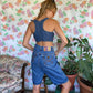 90's Denim Patch Bermuda