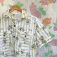 Denim Vintage Printed Top