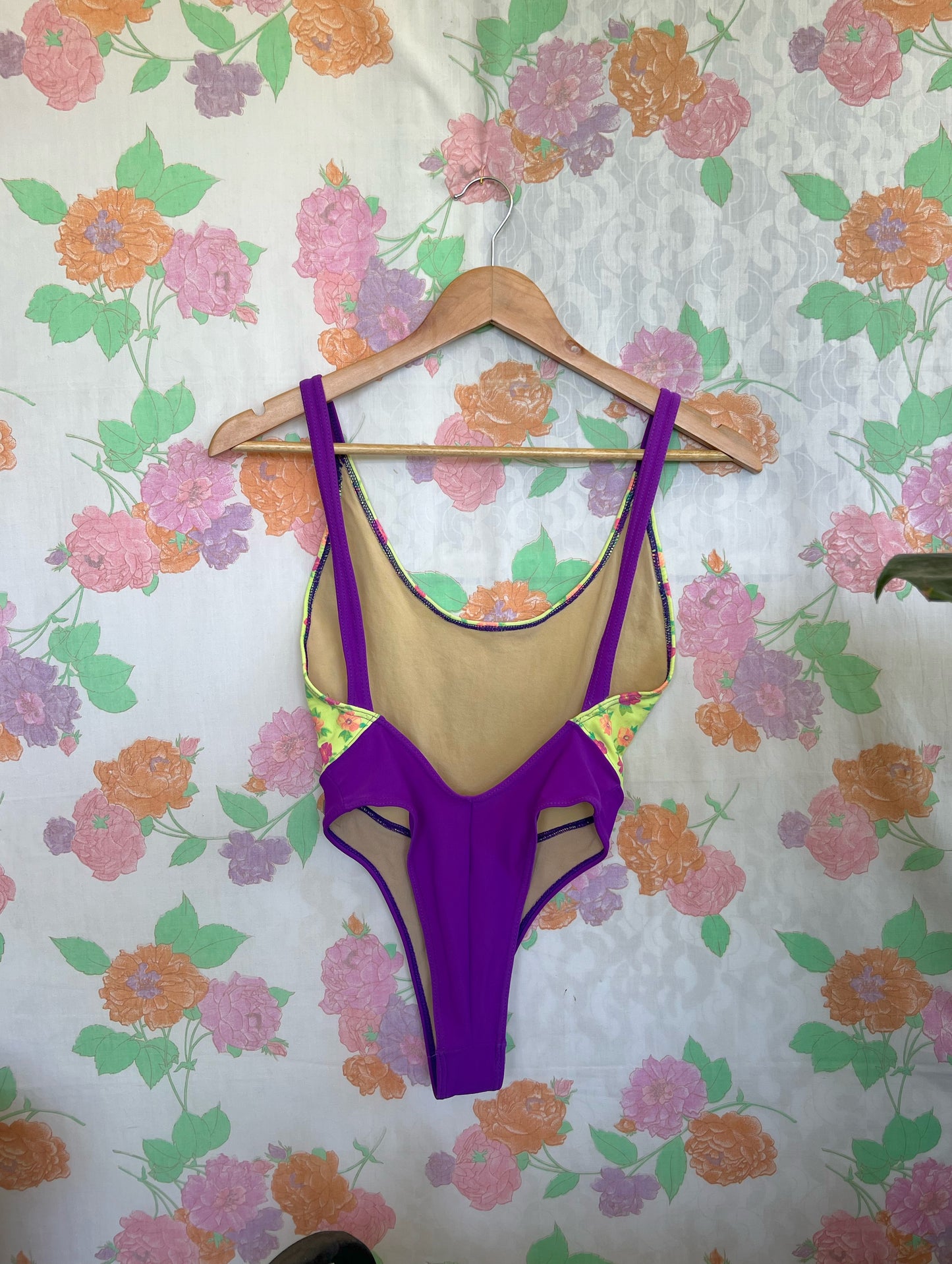 Purple Neon Vintage Swimsuit