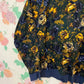 90's Dark Floral Print Sweatshirt