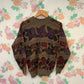 90's Wool Roses Sweater