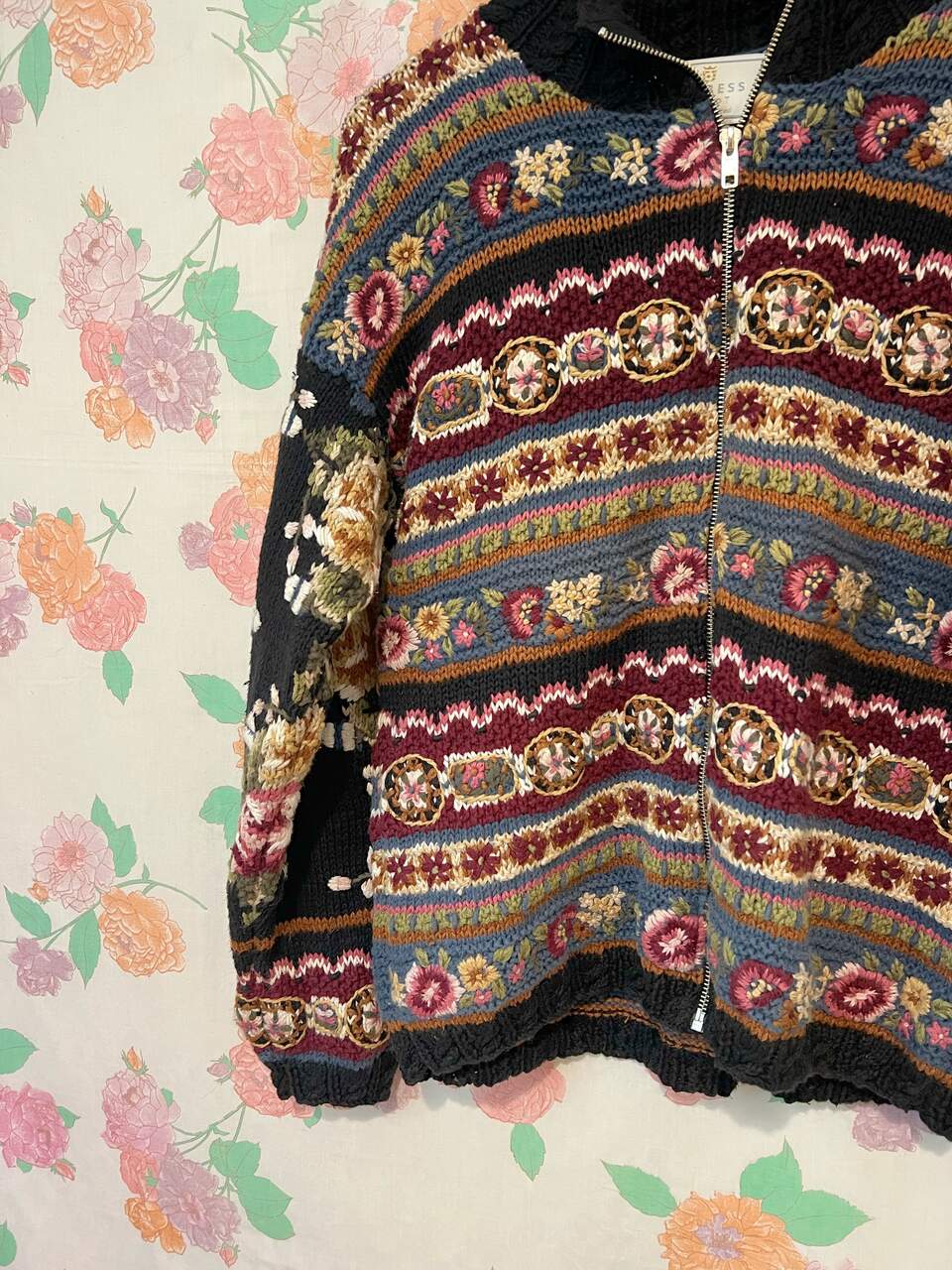 00's Multicolor Wool Cardigan