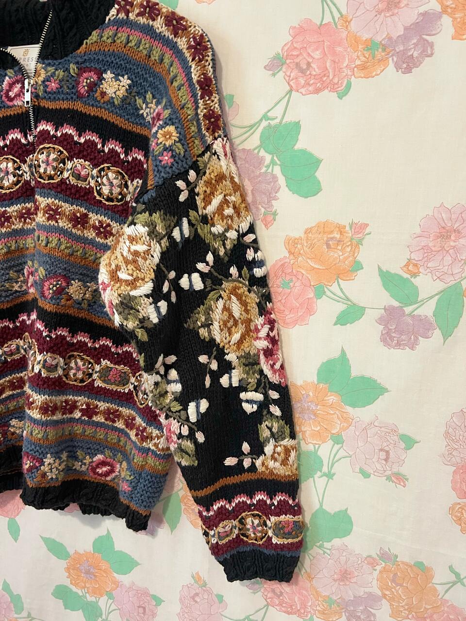 00's Multicolor Wool Cardigan