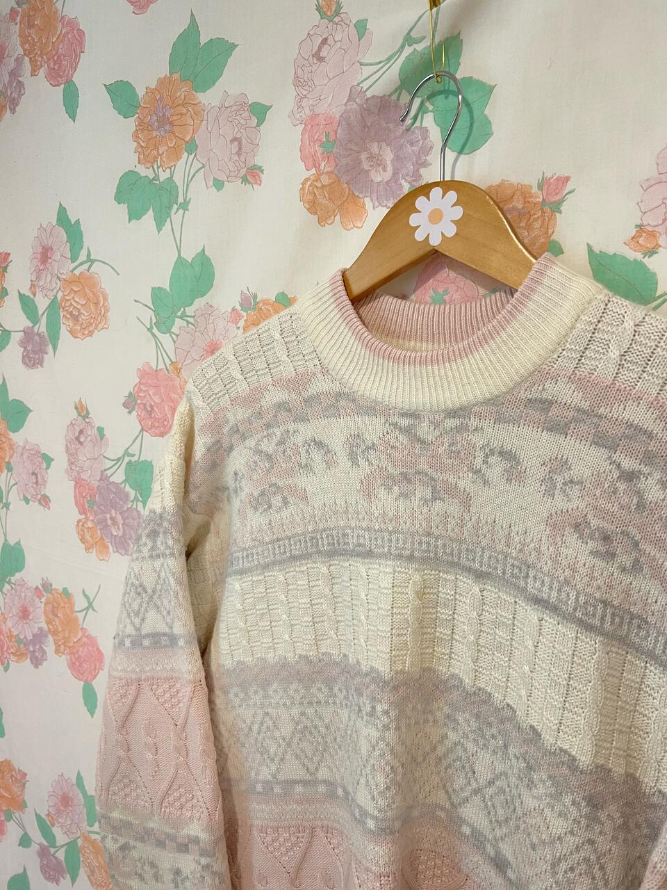 90's Pastel Tones Sweater