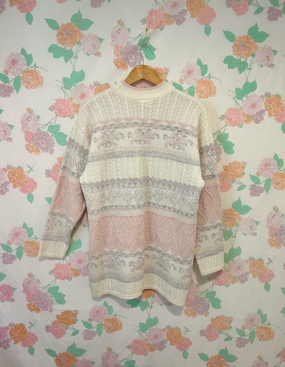 90's Pastel Tones Sweater