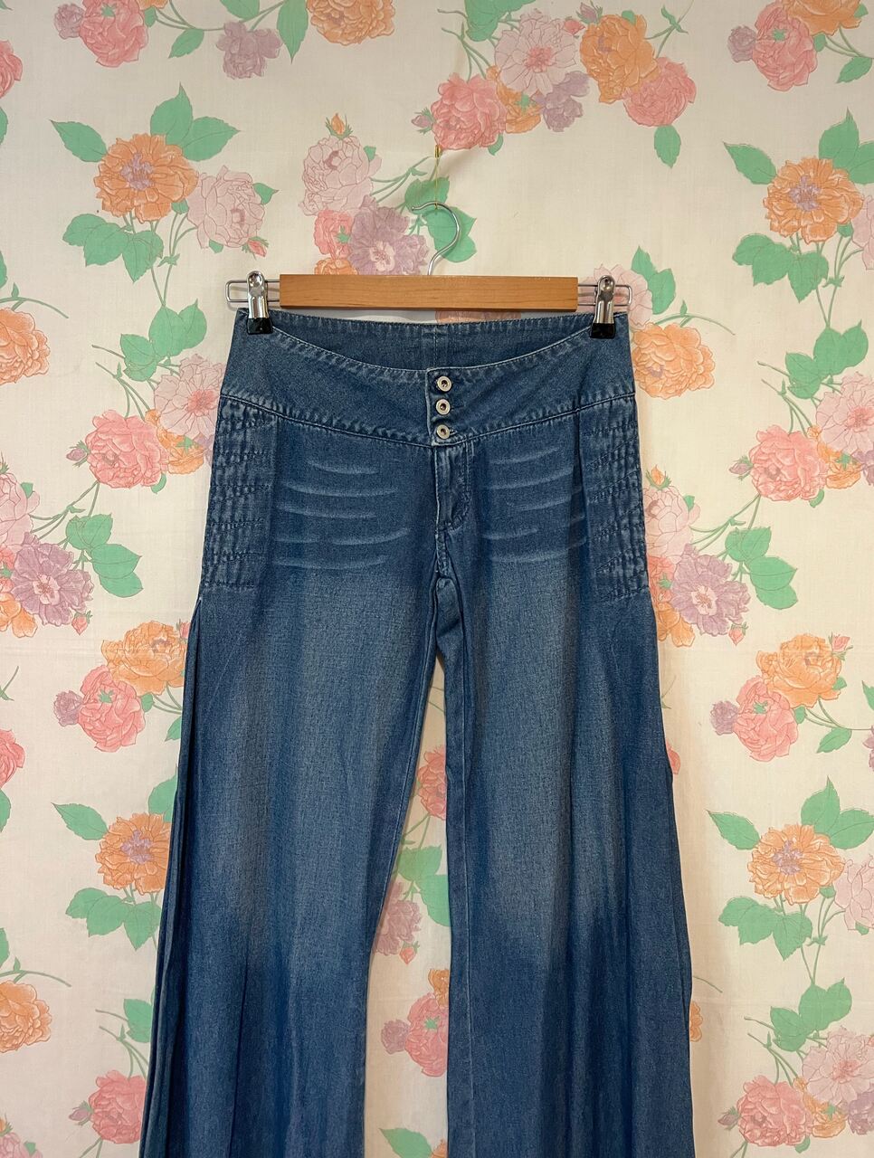 90's Wide-Leg Denim Pants