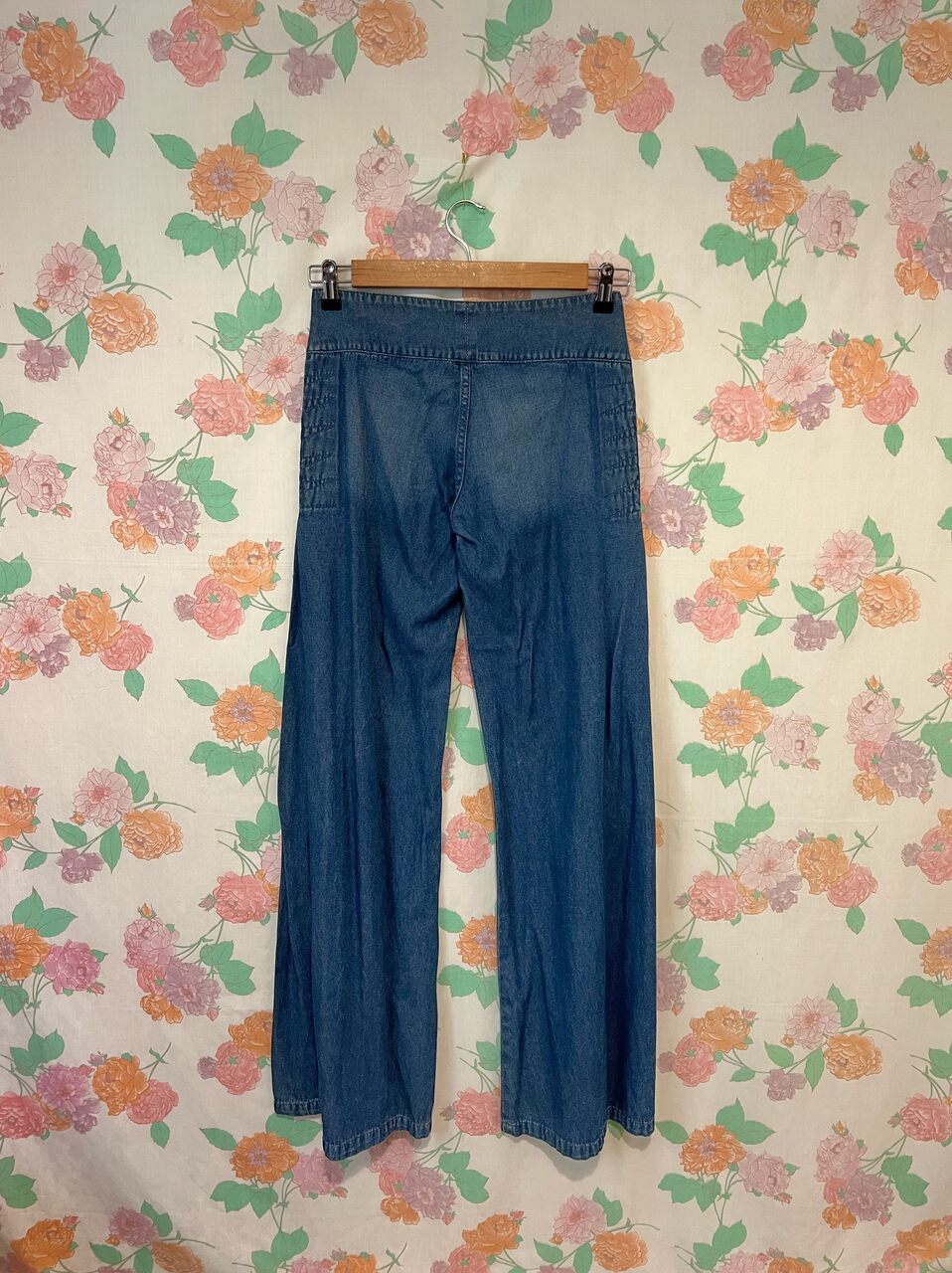 90's Wide-Leg Denim Pants