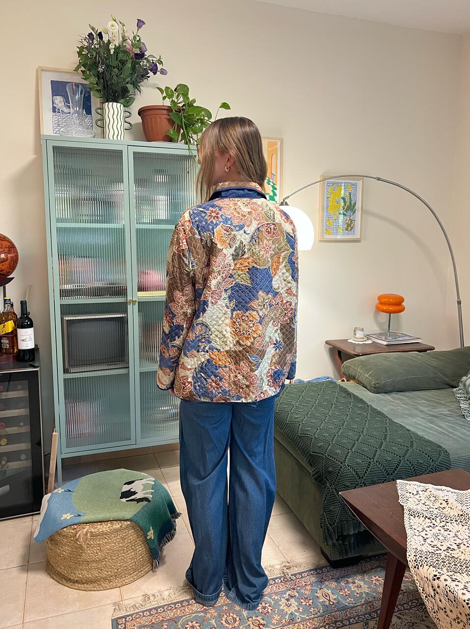 90's Floral Lightweight Quilted Jacket