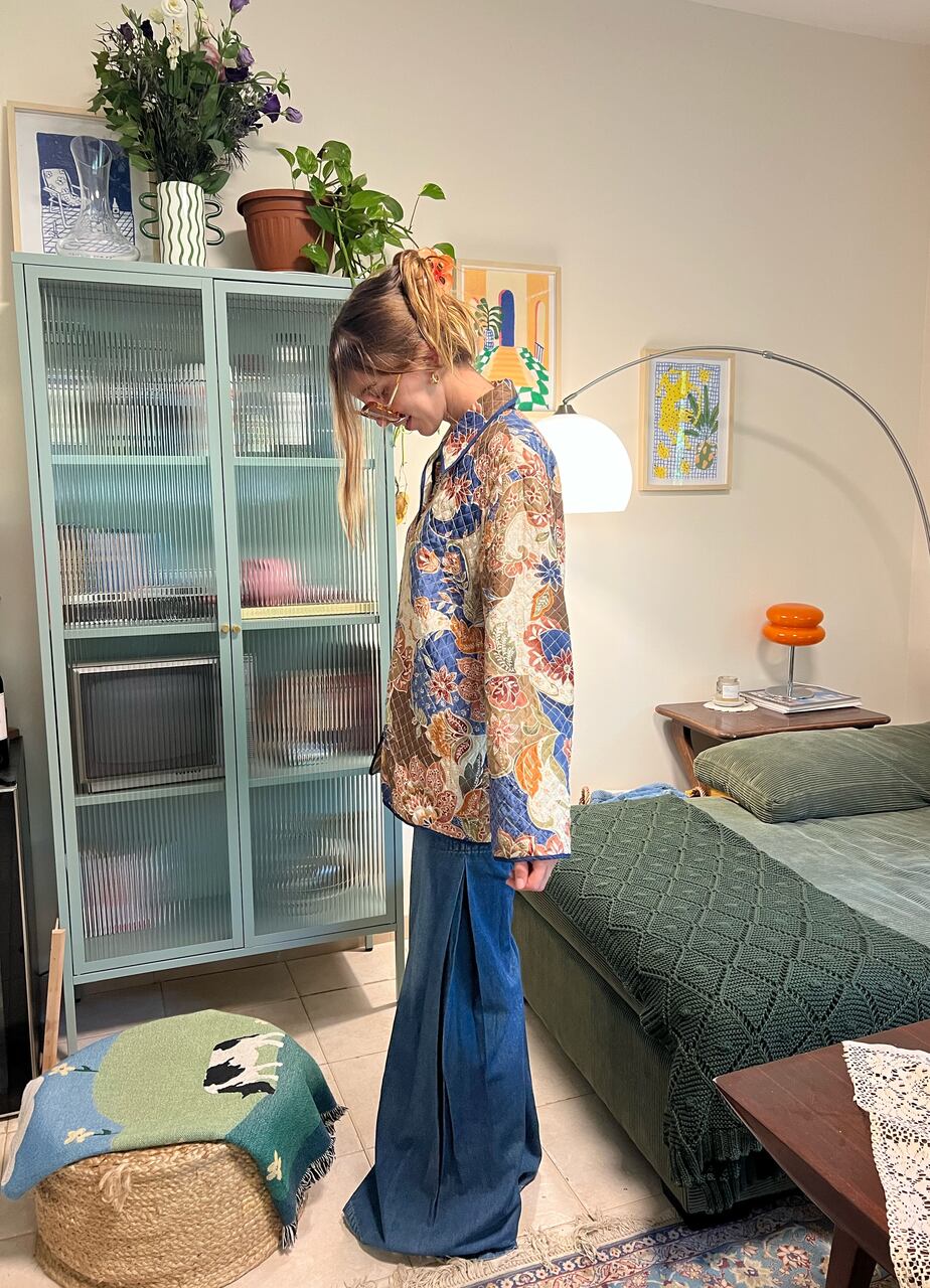 90's Floral Lightweight Quilted Jacket