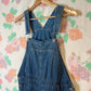90's Classic Wide Denim Overalls