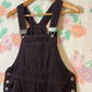 90's Brown Denim Overalls