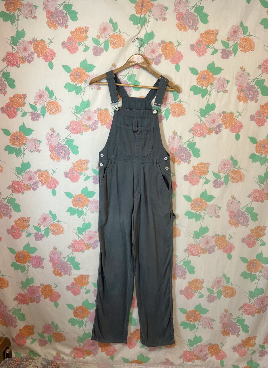 90's Ultra-Dark Green Overalls