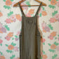 90's Khaki Cargo Overalls