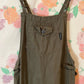 90's Khaki Cargo Overalls