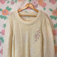 Vintage Hand-Knitted Wool Sweater