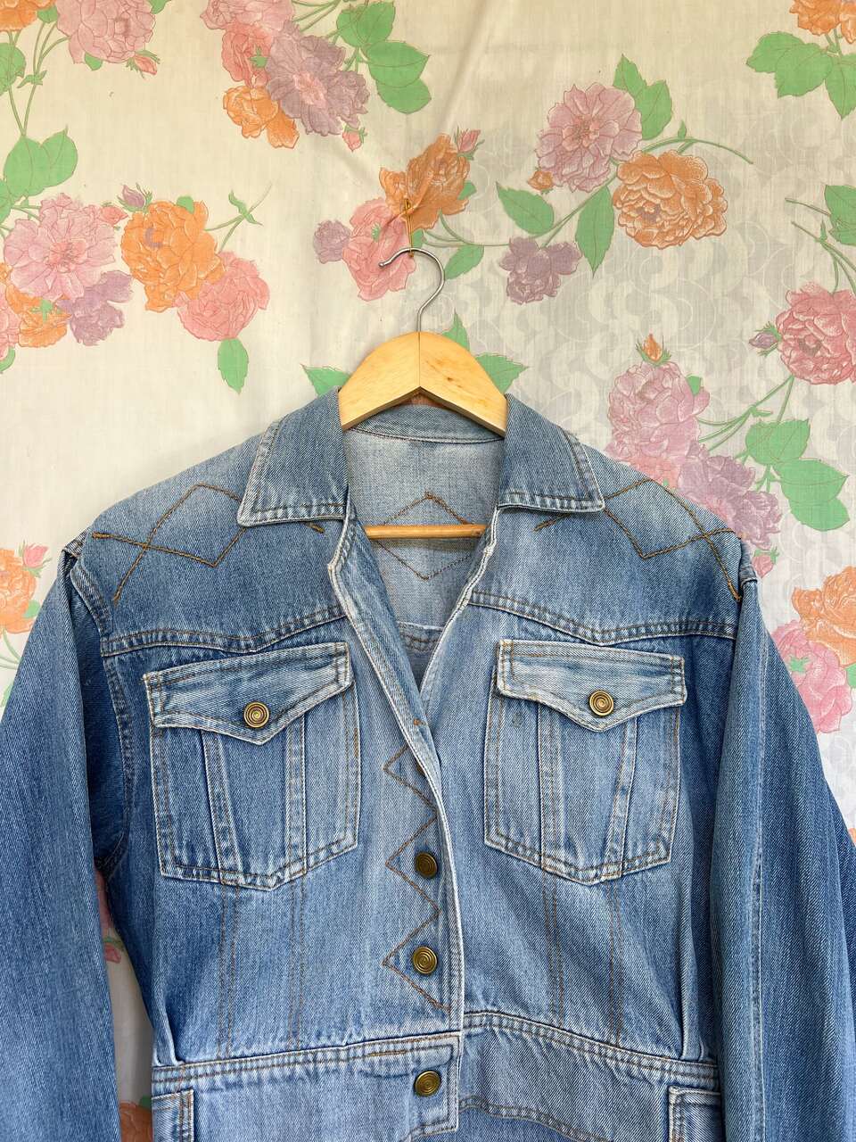 80's Denim Bomber