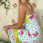 90's Polka Dot Floral Dress