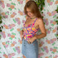 90's Zapping Low Rise Denim Skirt