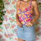 90's Zapping Low Rise Denim Skirt