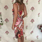 90's Boho Floral Slip Dress