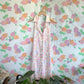 90's Flower Cotton Collar Dress