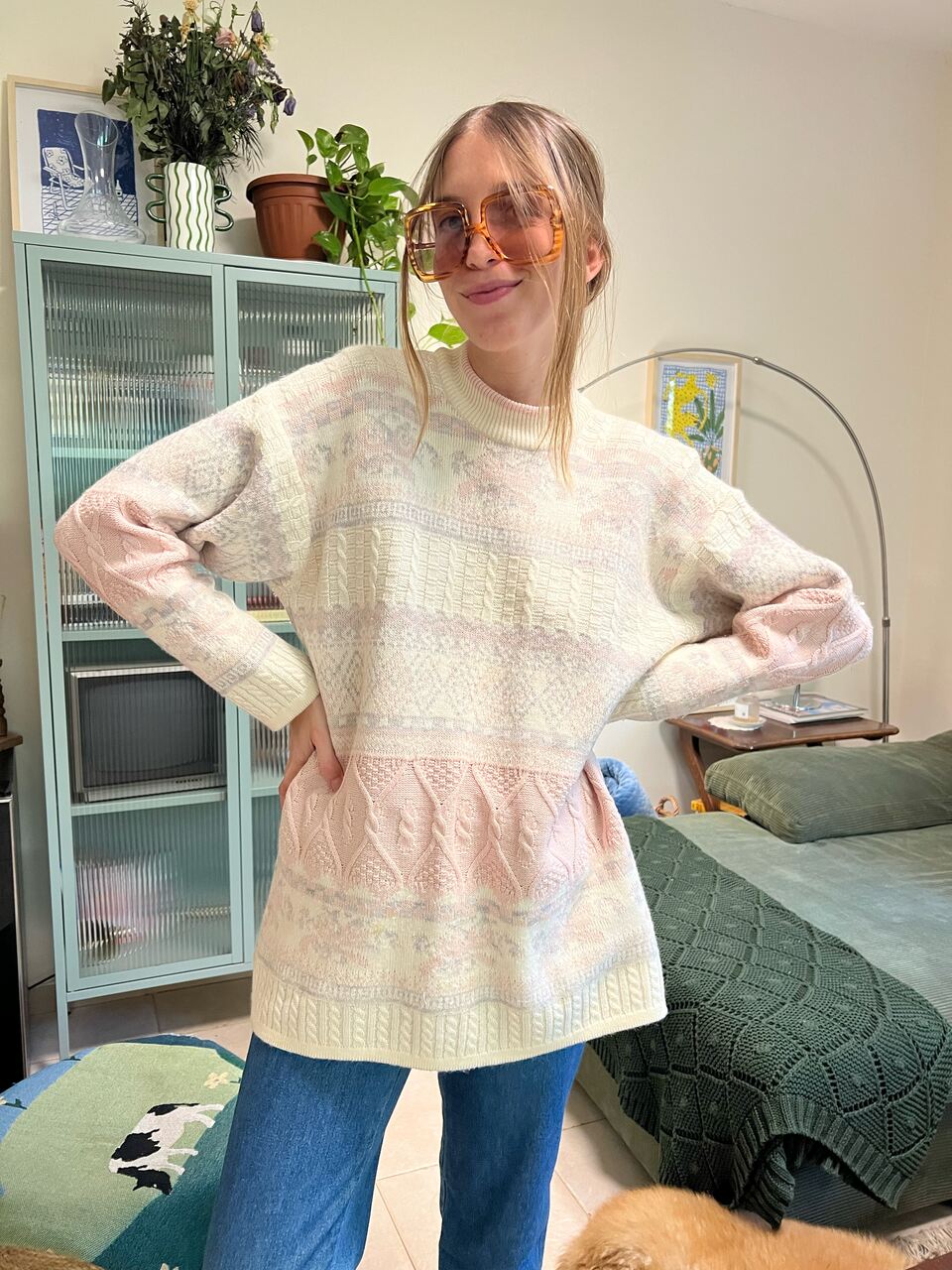 90's Pastel Tones Sweater