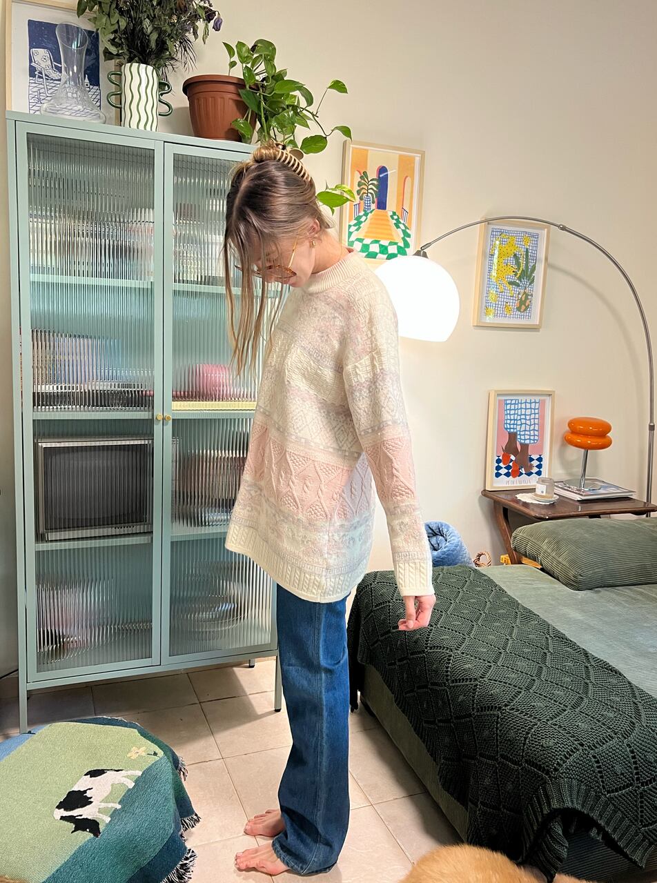 90's Pastel Tones Sweater