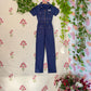 90's Unique Blue Overall