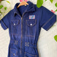 90's Unique Blue Overall