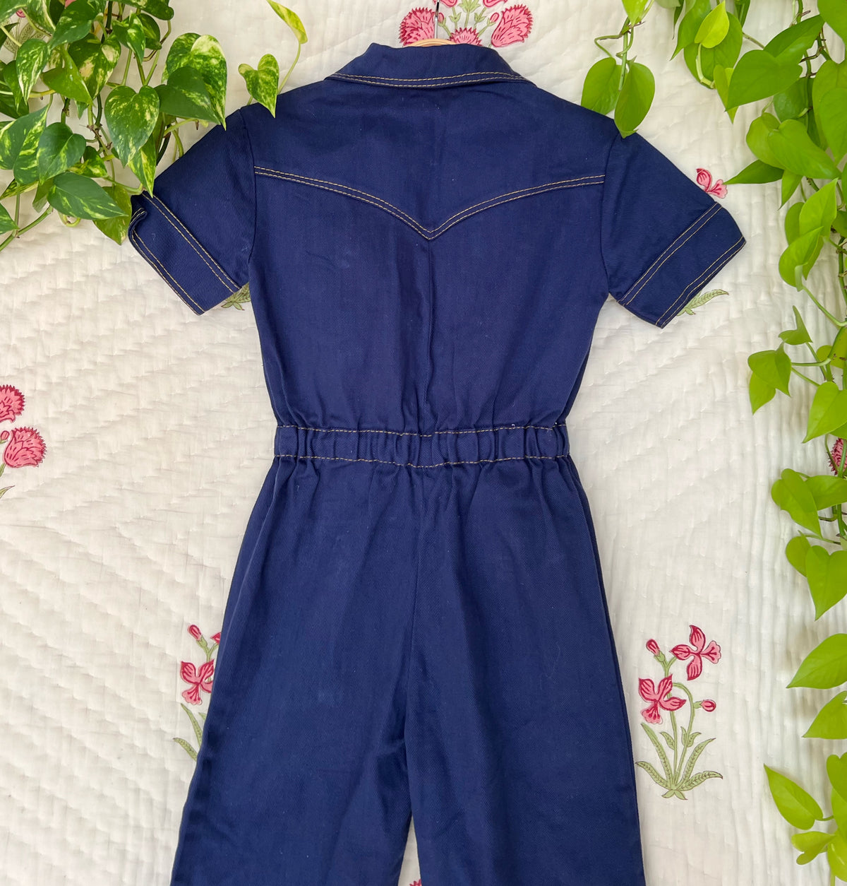 90's Unique Blue Overall