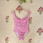 90's Pink Dreamy Swimsuit