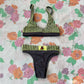 90's Striped Bikini Set