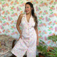90's Flower Cotton Collar Dress