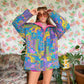 Hysterical 80's Printed Coat
