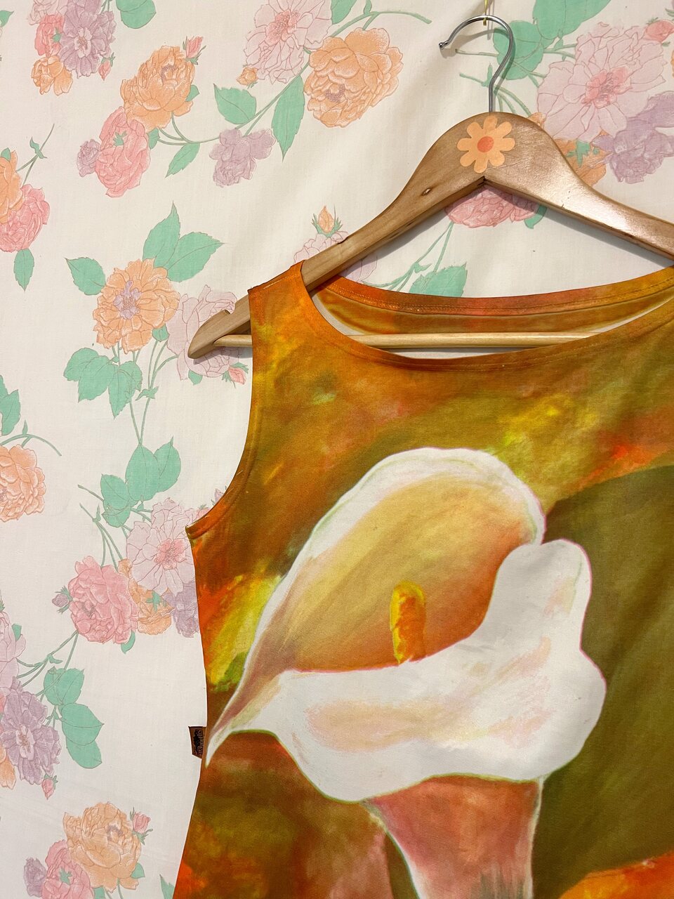 2000's Floral Tank Top