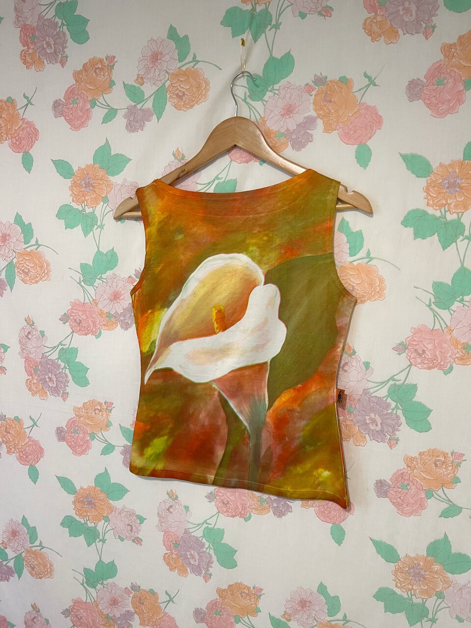 2000's Floral Tank Top