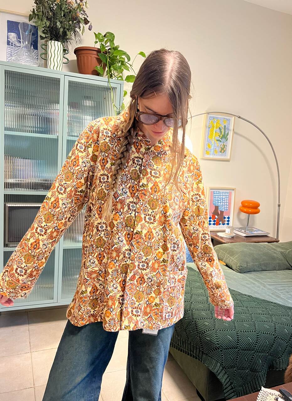 Kitan Vintage Printed Jacket