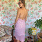 2000's Pink Flower Dress