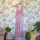 2000's Pink Flower Dress