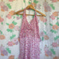 2000's Pink Flower Dress