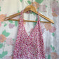 2000's Pink Flower Dress