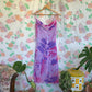 2000's Purple Swirl Dress