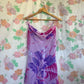 2000's Purple Swirl Dress