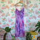 2000's Purple Swirl Dress