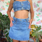 90's Denim Skorts