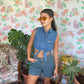 90's Sleeveless Denim Top