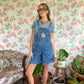 90's Blue Rose Top
